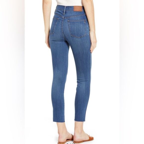 Madewell 10-Inch High Waist Button Front Crop Skinny Jeans - Picture 2 of 15